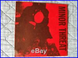 Minor Threat Filler First press Red sleeve Great condition Punk HC