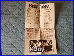 Minor Threat Filler Fourth press Blue cover NEVER LISTENED MINT NEW