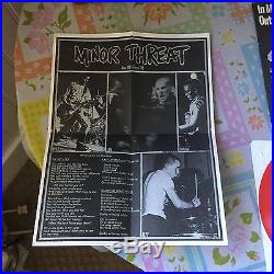 Minor Threat In My Eyes 7 EP RARE RED VINYL 1ST PRESS with INSERT VG+ Bad Brains
