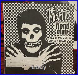 Misfits 3 hits from hell, 7 vinyl first pressing, fiend club flyer
