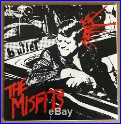 Misfits Bullet 7 Original Red Vinyl 1979 withinsert kbd punk Samhain Danzig