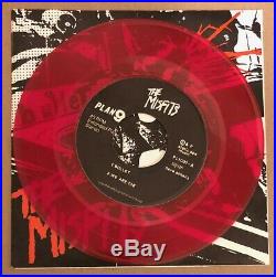 Misfits Bullet 7 Original Red Vinyl 1979 withinsert kbd punk Samhain Danzig