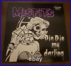 Misfits Die Die My Darling White Vinyl Rare only 500 Pressed Punk Rock