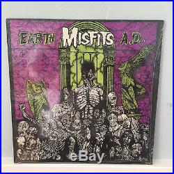 Misfits Earth A. D. Wolfs Blood LP RARE 1983 PURPLE VINYL 1ST PRESS NM Danzig