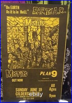 Misfits Earth Ad Wolfs Blood Lp Clear Vinyl 200 Made First Press 1983 Pl9-02