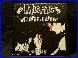 Misfits Evilive 7 Inch Unnumbered Signed By Jerry & Doyle 1000 Pressed