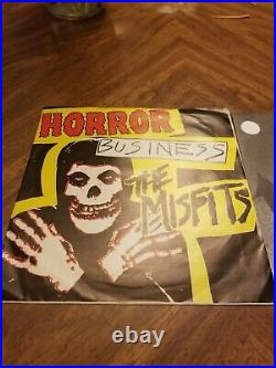Misfits Horror Business 7 OG plan 9 records Minor Threat, kbd, dischord, nyhc