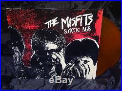 Misfits Static Age YELLOW vinyl only 1000 of them! USA 1997 1ST PRESS EX LP
