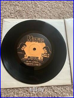 Misfits vinyl And Original Fiend Club Sticker Lot