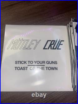 Motley Crue Stick to your Guns/Toast of Town 45 Picture SL Leather Read Details