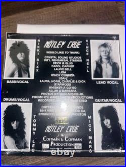 Motley Crue Stick to your Guns/Toast of Town 45 Picture SL Leather Read Details