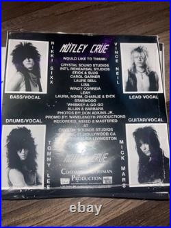 Motley Crue Stick to your Guns/Toast of Town 45 Picture SL Leather Read Details