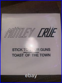 Motley Crue Stick to your Guns/Toast of Town 45 Picture SL Leather Read Details