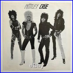 Motley Crue Too Fast For Love 1st OG Leathur Records + 2nd Press Read The Dirt