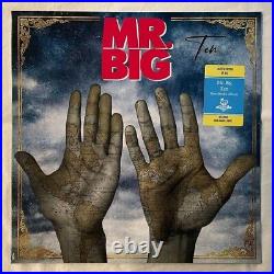 Mr. Big Ten (Autographed Card by full band) GOLD MARBLE Vinyl Only 300 Made