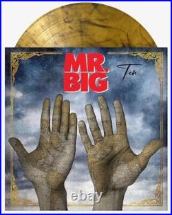 Mr. Big Ten (Autographed Card by full band) GOLD MARBLE Vinyl Only 300 Made