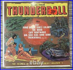 Music from Thunderball James Bond Vinyl LP Record The Sounds of Action New