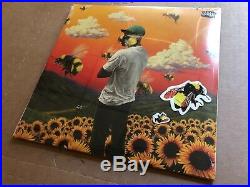 NEW SUPER RARE Tyler, The Creator Flower Boy YELLOW Vinyl 2xLP with stickers