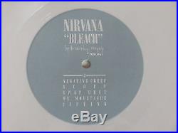 NIRVANA Bleach TUPELO LP RARE UK 1ST PRESS ORIGINAL WHITE VINYL TUPLP6 300 ONLY