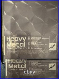 NUMBERED Cameron Winter Heavy Metal SPLATTER vinyl /1000 blood records singles