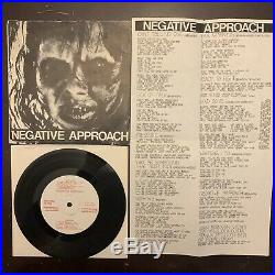 Negative Approach 2nd Press 7 Agnostic Front The Abused Warzone Necros Koro LP