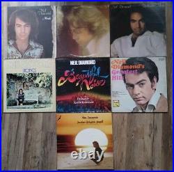 Neil Diamond 7 Vinyl LP Records Music Lot VG+