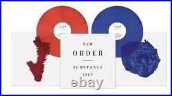 New Order -Substance Limited Edition Red Blue Color Vinyl 2023, BRAND NEW SEALED