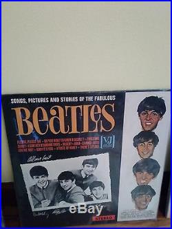 Nine album lot of rare and sealed beatles lps