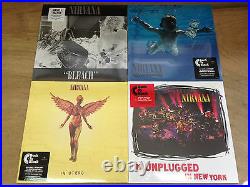 Nirvana Albums Bundle Bleach/Nevermind/In Utero/Unplugged Vinyl LP NEW