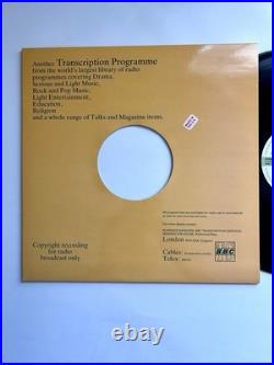 Nirvana BBC Transcription Services #666 Original Vinyl LP 1991