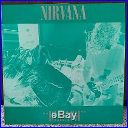 Nirvana BLEACH Australian 12 GREEN Vinyl TOUR Edition Cloth BAG + Poster Cobain