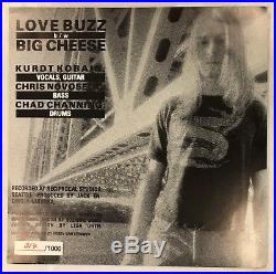 Nirvana Love Buzz Genuine Original USA 7 #317 With Rare K Distribution Sticker