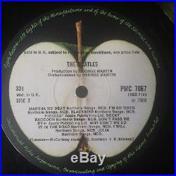 No 16 The Beatles White Album First Uk Mono All Inserts Rare Rare