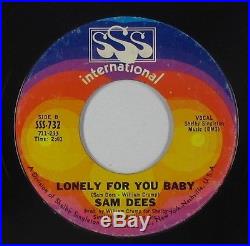 Northern Soul 45 Sam Dees Lonely For You Baby SSS Int'l mp3