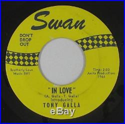 Northern Soul 45 Tony Galla In Love Swan VG++ mp3