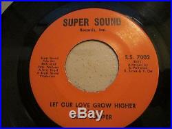 Northern Soul Crossover 45 EULA COOPER let our love grow higher SUPER SOUND VG+
