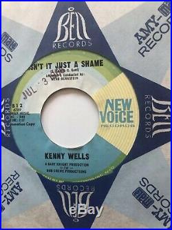 Northern Soul VERY RARE Kenny Wells 45 Isnt It Just A Shame NM PROMO
