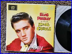 ORIGINAL 1958 MINT LPM-1884 Elvis Presley KING CREOLE with BONUS ARMY PHOTO