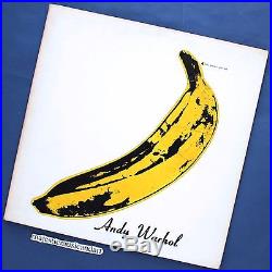 Original 1968 Andy Warhol Banana Cover The Velvet Underground & Nico Lp Vinyl