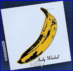 ORIGINAL 1968 ANDY WARHOL BANANA COVER THE VELVET UNDERGROUND & NICO LP VINYL