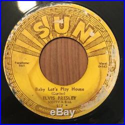 ORIGINAL SUN 217 Elvis Presley Baby Lets Play House Rockabilly RnR 45