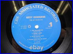 OZZY OSBOURNE The Ultimate Sin LP Record Ultrasonic Clean Shrink/Hype NM c EX