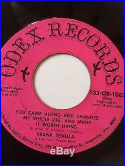 Ohio Rare Sweet Soul Funk 45/ The Years People (frank Tenella)you Came. Hear