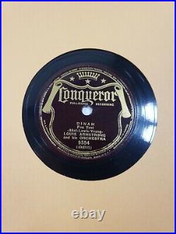 On Conqueror Louis Armstrong And His Orchestra? - Dinah / Tiger Rag NM/NM B4