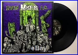 On Earth As It Is Hell vol. 1 + Misfits Earth A. D. Hair error LP vinyl NM Danzig