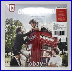 One Direction Take Me Home Clear Vinyl LP White Swirl UO New Imperfect Sleeve