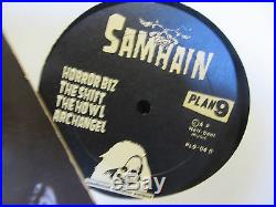 Orig LP Samhain Initium PL9-04 NO BAR CODE Misfits Danzig Plan 9 1st press'84