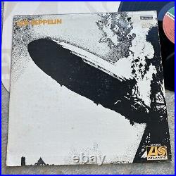 Original 1970s Led Zeppelin Debut Album LP US Press On Atlantic Records