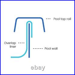 Overlap Pool Liner for Above Ground Pools All Sizes Round & Oval Glimmerglass