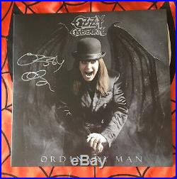 Ozzy Osbourne Signed Vinyl Album Ordinary Man